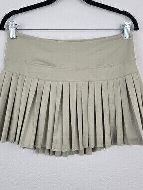 Green Goldhinge Pleated Tennis Skirt
